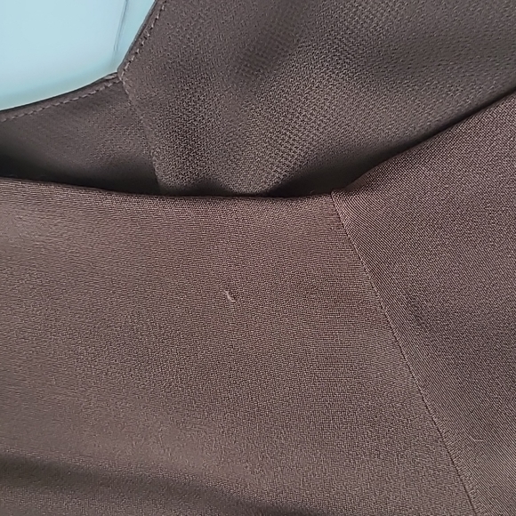 JCREW Silk Evening Dress | Coffee Brown| NWOT | Size 14 - Picture 4 of 8